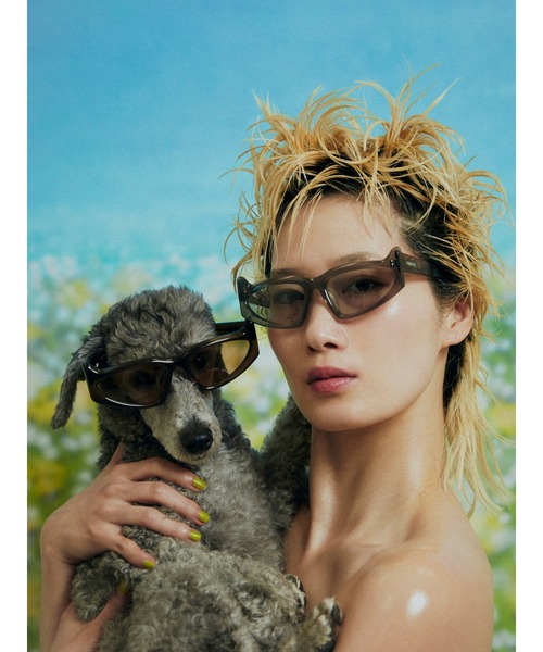 PAMEO POSE（パメオポーズ）の「【INARI】PUPPY SUNGLASS（サングラス・レディース・ブラック/ブラウン/パープル・FREE）」の4枚目の写真