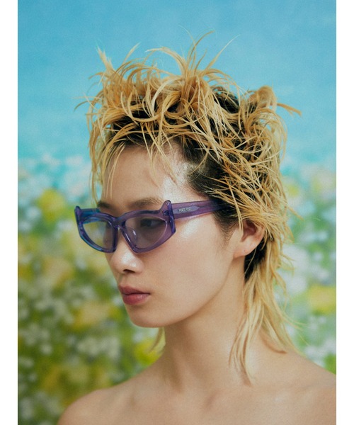 PAMEO POSE（パメオポーズ）の「【INARI】PUPPY SUNGLASS（サングラス・レディース・ブラック/ブラウン/パープル・FREE）」の7枚目の写真