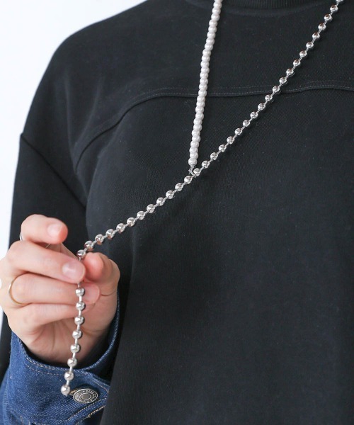 Bou Jeloud（ブージュルード）の「パールコンビネックレス（ネックレス・レディース・ゴールド/シルバー・ONESIZE）」の6枚目の写真