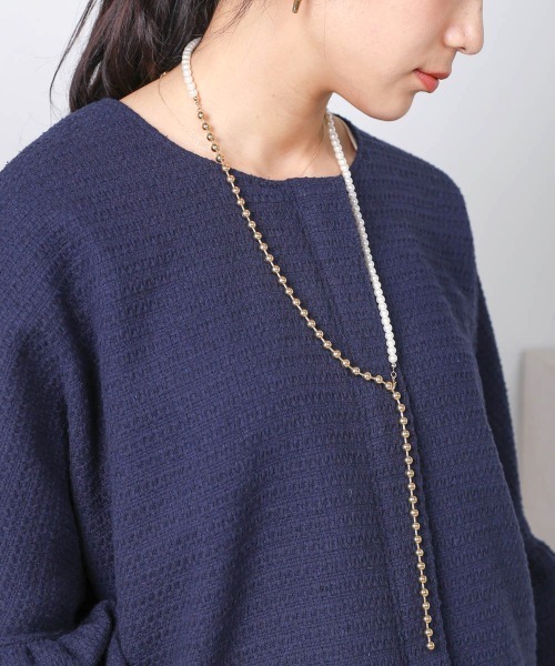 Bou Jeloud（ブージュルード）の「パールコンビネックレス（ネックレス・レディース・ゴールド/シルバー・ONESIZE）」の9枚目の写真