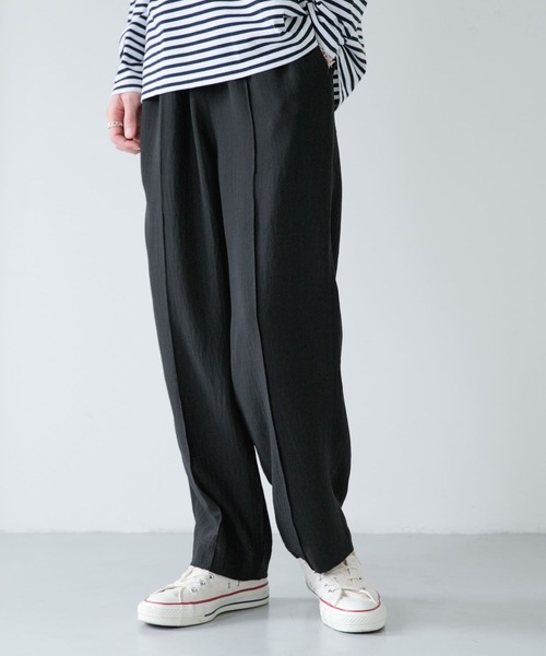 FORK&SPOON(フォークアンドスプーン)の「FORK&SPOON ワッシャーダブルクロスイージーパンツ(その他パンツ・メンズ・ブラック/ベージュ系その他・4/5)」の2枚目の写真