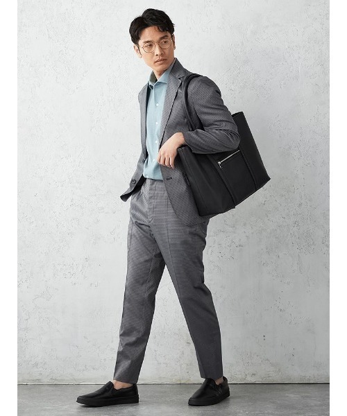 Perfect Suit FActory（パーフェクトスーツファクトリー）の「軽量プチプラセットアップ　パンツ　無地　グレー/ネイビー（スラックス・メンズ・ネイビー/ライトグレー・M/L/LL/S/SS）」の12枚目の写真