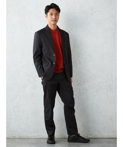 Perfect Suit FActory（パーフェクトスーツファクトリー）の「軽量プチプラセットアップ　パンツ　無地　グレー/ネイビー（スラックス・メンズ・ネイビー/ライトグレー・M/L/LL/S/SS）」の14枚目の写真