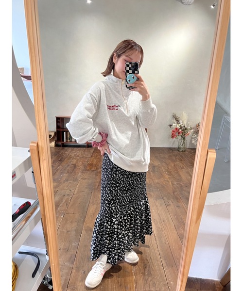 jumelle（ジュメロ）の「shirring flower skirt（スカート・レディース・ホワイト/ブラック・SMALL/MEDIUM）」の19枚目の写真