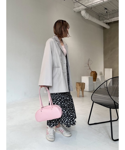 jumelle（ジュメロ）の「shirring flower skirt（スカート・レディース・ホワイト/ブラック・SMALL/MEDIUM）」の3枚目の写真