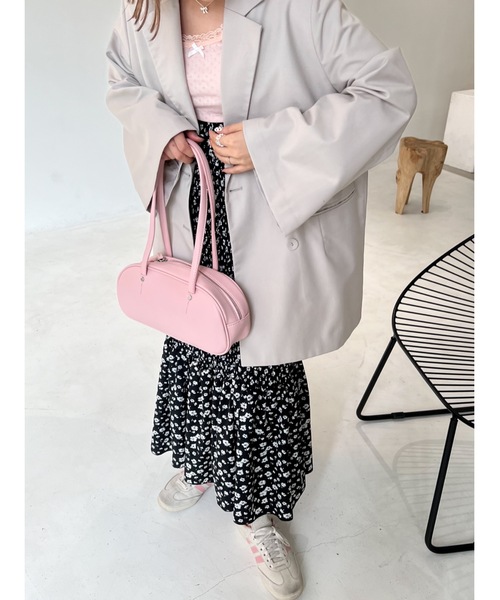 jumelle（ジュメロ）の「shirring flower skirt（スカート・レディース・ホワイト/ブラック・SMALL/MEDIUM）」の5枚目の写真