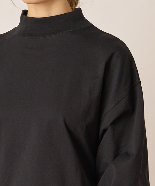 ALLUMER（アリュメール）の「ドルマンスリーブモックネックTシャツ（Tシャツ/カットソー・レディース・ブラック/ホワイト・1）」の18枚目の写真