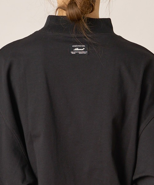 ALLUMER（アリュメール）の「ドルマンスリーブモックネックTシャツ（Tシャツ/カットソー・レディース・ブラック/ホワイト・1）」の19枚目の写真