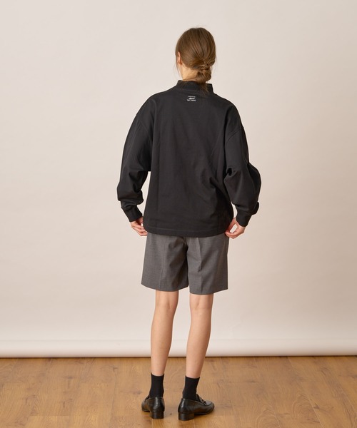 ALLUMER（アリュメール）の「ドルマンスリーブモックネックTシャツ（Tシャツ/カットソー・レディース・ブラック/ホワイト・1）」の22枚目の写真