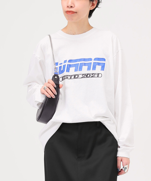 AP STUDIO（エーピーストゥディオ）の「【STUDIO WEAREALLANIMALS】別注ロングスリーブTシャツ（Tシャツ/カットソー・レディース・ホワイト・FREE）」の6枚目の写真