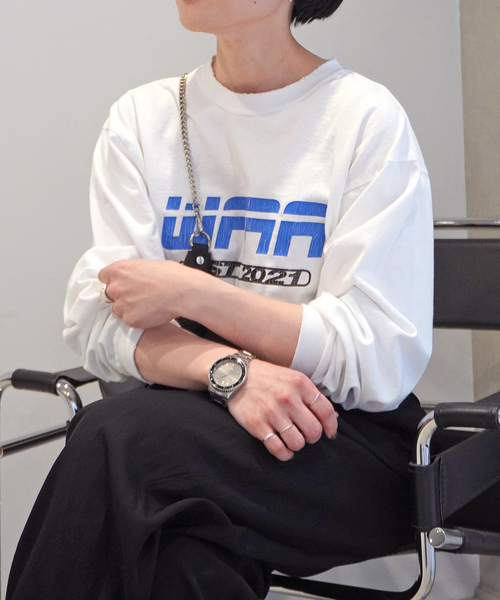 AP STUDIO（エーピーストゥディオ）の「【STUDIO WEAREALLANIMALS】別注ロングスリーブTシャツ（Tシャツ/カットソー・レディース・ホワイト・FREE）」の12枚目の写真