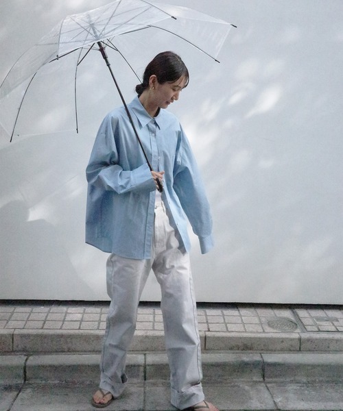 ENCIRCLE(エンサークル)の「【ENCIRCLE/エンサークル】Gradation jeans/グラデーションジーンズ(デニム)(デニムパンツ・レディース・グレー×ホワイト・3/2/1)」の19枚目の写真