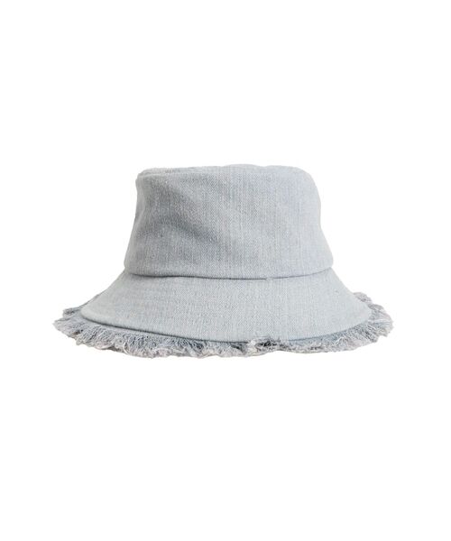 GYDA（ジェイダ）の「square gyda fringeバケットハット（ハット・レディース・ブラック/ライトブルー・FREE）」の8枚目の写真