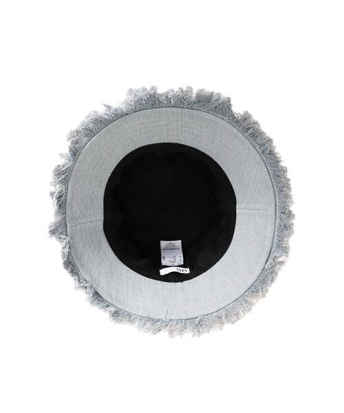 GYDA（ジェイダ）の「square gyda fringeバケットハット（ハット・レディース・ブラック/ライトブルー・FREE）」の10枚目の写真