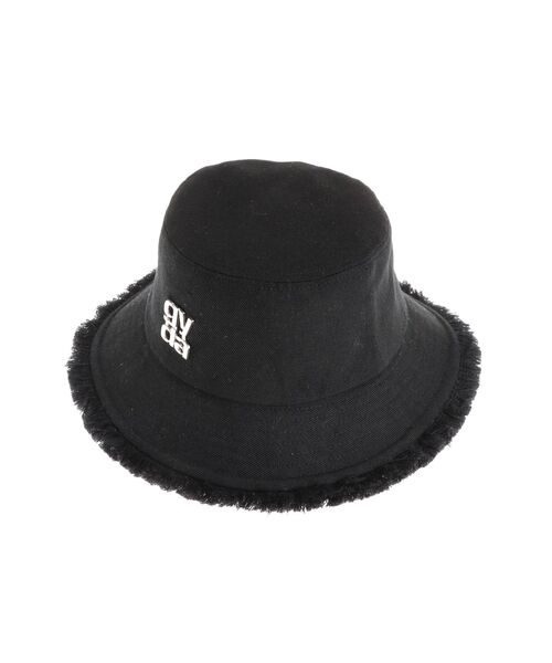 GYDA（ジェイダ）の「square gyda fringeバケットハット（ハット・レディース・ブラック/ライトブルー・FREE）」の11枚目の写真