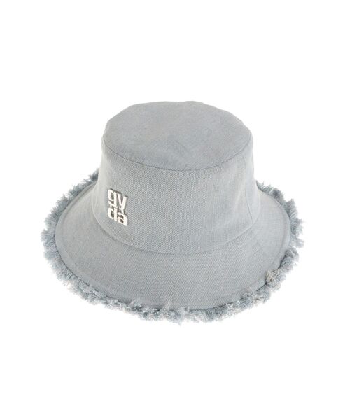 GYDA（ジェイダ）の「square gyda fringeバケットハット（ハット・レディース・ブラック/ライトブルー・FREE）」の12枚目の写真