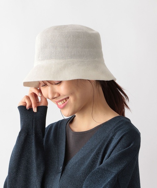 GLOBAL WORK（グローバルワーク）の「吸水速乾サーモハット/106518（ハット・レディース・ブラック/アイボリー・FREE）」の2枚目の写真