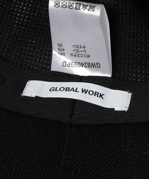GLOBAL WORK（グローバルワーク）の「吸水速乾サーモハット/106518（ハット・レディース・ブラック/アイボリー・FREE）」の10枚目の写真