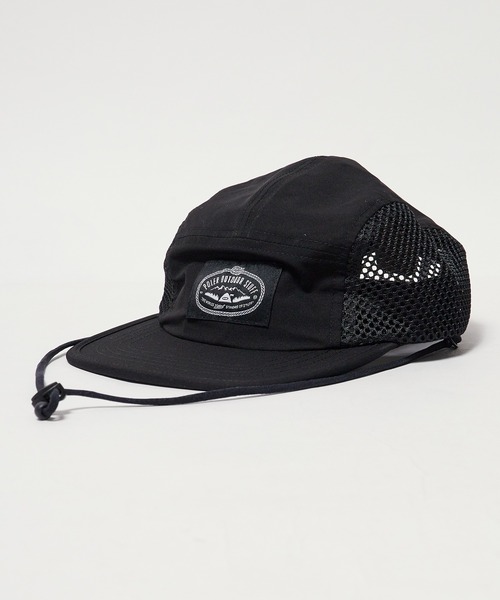 POLeR(ポーラー)の「POLeR/ポーラー KIDS 2WAY DRAW CORD CAP キャップ(キャップ・キッズ・グレー/ブルー/ブラック/オレンジ・ONE SIZE)」の2枚目の写真