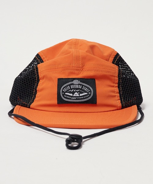 POLeR(ポーラー)の「POLeR/ポーラー KIDS 2WAY DRAW CORD CAP キャップ(キャップ・キッズ・グレー/ブルー/ブラック/オレンジ・ONE SIZE)」の13枚目の写真