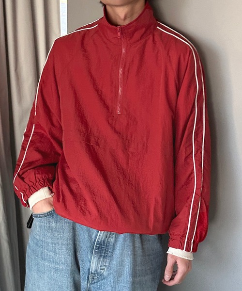 apres jour mignon(アプレジュールミニョン)の「パイピングアノラック【ZOZOTOWN限定アイテム】(その他トップス・レディース・ブラック/レッド/オフホワイト/グレー・X-LARGE/フリー)」の4枚目の写真