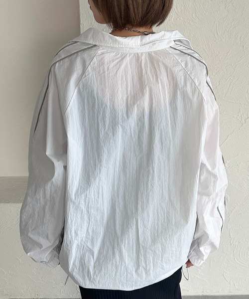 apres jour mignon(アプレジュールミニョン)の「パイピングアノラック【ZOZOTOWN限定アイテム】(その他トップス・レディース・ブラック/レッド/オフホワイト/グレー・X-LARGE/フリー)」の16枚目の写真