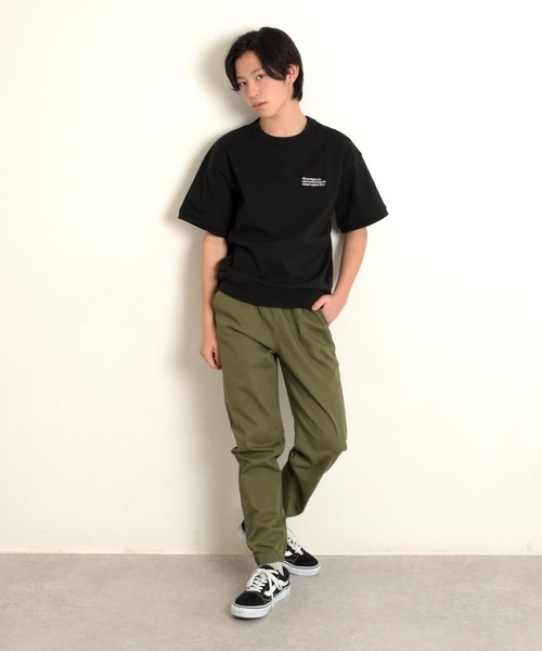 GLAZOS(グラソス)の「USAコットン・スウェットライク刺繍半袖Tシャツ(Tシャツ/カットソー・キッズ・グレー/ブルー/ブラック・170cm/160cm/150cm/140cm)」の10枚目の写真