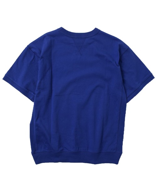 GLAZOS(グラソス)の「USAコットン・スウェットライク刺繍半袖Tシャツ(Tシャツ/カットソー・キッズ・グレー/ブルー/ブラック・170cm/160cm/150cm/140cm)」の5枚目の写真