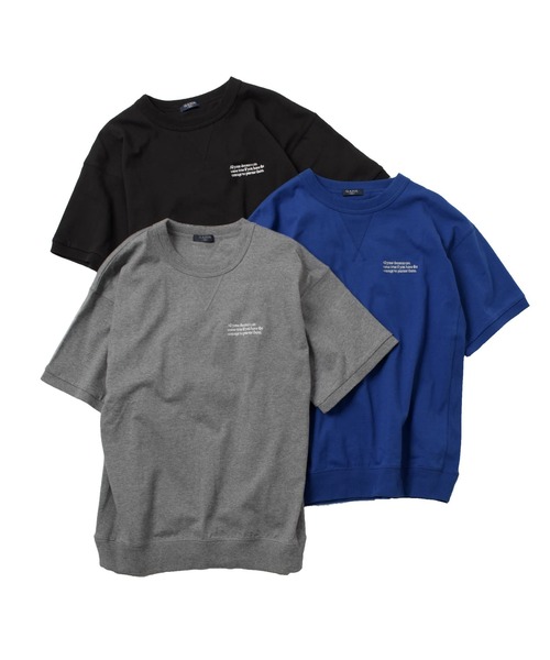 GLAZOS(グラソス)の「USAコットン・スウェットライク刺繍半袖Tシャツ(Tシャツ/カットソー・キッズ・グレー/ブルー/ブラック・170cm/160cm/150cm/140cm)」の13枚目の写真