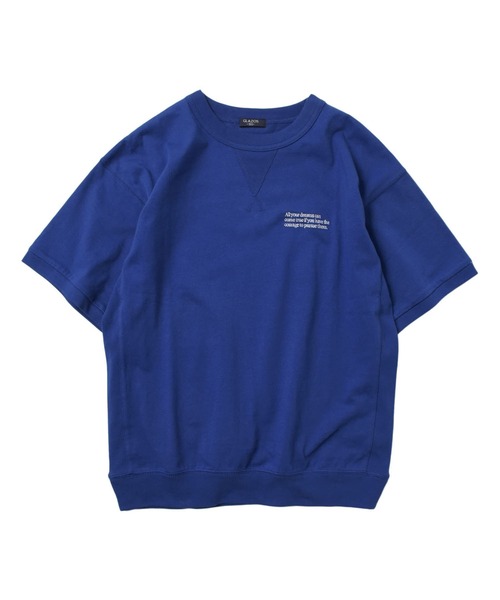GLAZOS(グラソス)の「USAコットン・スウェットライク刺繍半袖Tシャツ(Tシャツ/カットソー・キッズ・グレー/ブルー/ブラック・170cm/160cm/150cm/140cm)」の11枚目の写真
