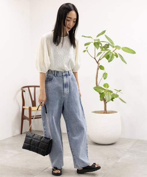 LEPSIM（レプシィム）の「ランタンプルオーバー　114227（Tシャツ/カットソー・レディース・オフホワイト/ブラック/グリーン系その他・FREE）」の21枚目の写真