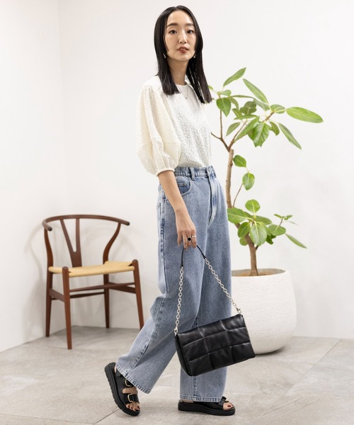 LEPSIM（レプシィム）の「ランタンプルオーバー　114227（Tシャツ/カットソー・レディース・オフホワイト/ブラック/グリーン系その他・FREE）」の20枚目の写真