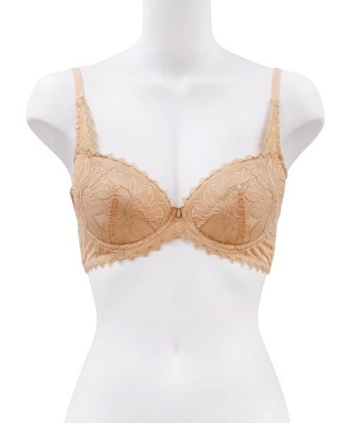 ANNEBRA（アンブラ）の「Heart デコルテメイクブラジャー（ブラジャー・レディース・クリーム/シャーベット・B70/B75/C70/C75/C80/D70/D75/D80/E70/E75/E80/F70/F75/G70/G75）」の2枚目の写真