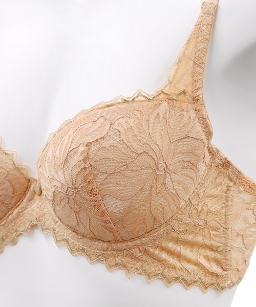 ANNEBRA（アンブラ）の「Heart デコルテメイクブラジャー（ブラジャー・レディース・クリーム/シャーベット・B70/B75/C70/C75/C80/D70/D75/D80/E70/E75/E80/F70/F75/G70/G75）」の8枚目の写真