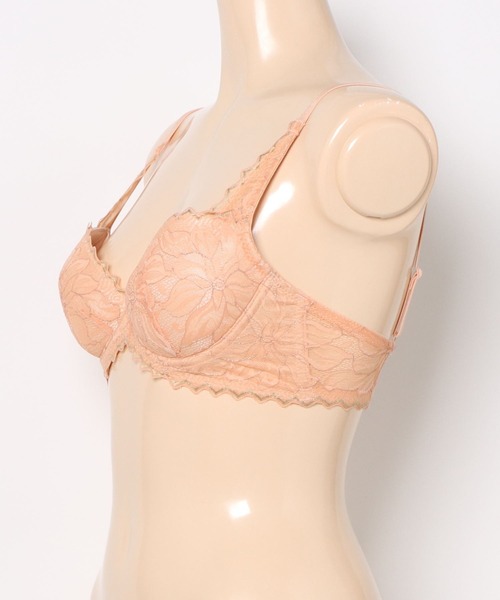 ANNEBRA（アンブラ）の「Heart デコルテメイクブラジャー（ブラジャー・レディース・クリーム/シャーベット・B70/B75/C70/C75/C80/D70/D75/D80/E70/E75/E80/F70/F75/G70/G75）」の13枚目の写真