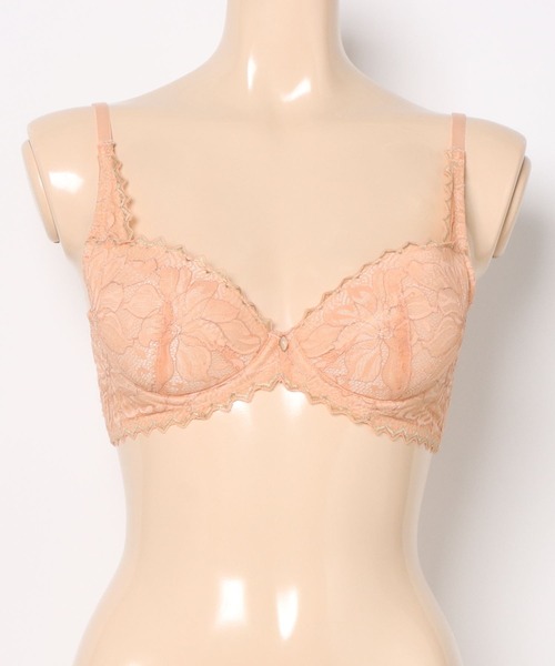 ANNEBRA（アンブラ）の「Heart デコルテメイクブラジャー（ブラジャー・レディース・クリーム/シャーベット・B70/B75/C70/C75/C80/D70/D75/D80/E70/E75/E80/F70/F75/G70/G75）」の12枚目の写真