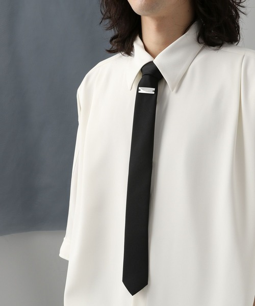 HARE（ハレ）の「スクエアプレートナロータイ(HARE)（ネクタイ・メンズ・ブラック・FREE）」の17枚目の写真