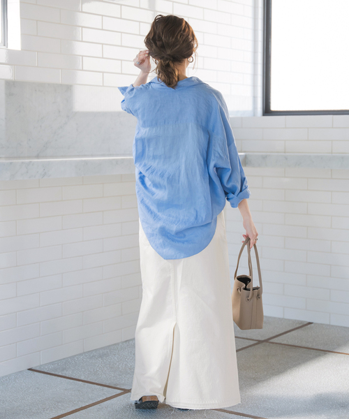 スカート Spick and Span 5 1/2 WRAP DENIM Spick & Span（スピックアンドスパン）の「5 1/2 WRAP DENIM
