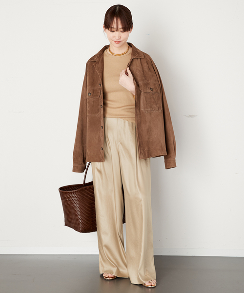 Deuxieme Classe（ドゥーズィエムクラス）の「Ripple サテンパンツ