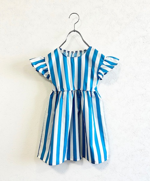 LSP WOW（エルエスピーワオ）の「【LSP WOW!】ガールズ総柄ワンピース（80～130cm）（ワンピース・キッズ・ブラック系2/ブルー/イエロー/ブラック系1/ホワイト系2/ホワイト系1/ブラック系3/グリーン・80/90/100/110/120/130）」の19枚目の写真