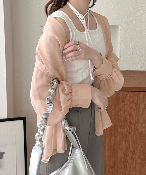 リボン付きタンクトップ（ベージュ・黒）6枚セット リボン付きタンクトップ（ベージュ・黒）6枚セット リボン付き