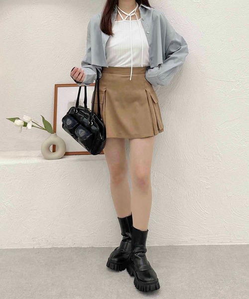 apres jour clair】リボン付き変形タンクトップ【ZOZOTOWN限定アイテム