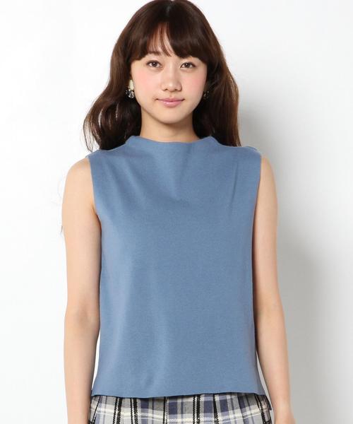 Another Edition（アナザーエディション）の「コットンナイロンリブノースリーブニット/AEBC　C/ＮﾘﾌﾞＮＳＬﾆｯﾄ◆（ニット/セーター・レディース・ライトグレー/ワインレッド/ライトブルー・フリー）」の15枚目の写真