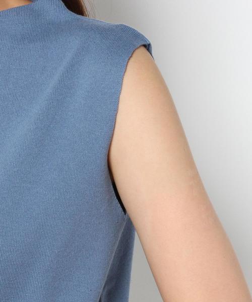 Another Edition（アナザーエディション）の「コットンナイロンリブノースリーブニット/AEBC　C/ＮﾘﾌﾞＮＳＬﾆｯﾄ◆（ニット/セーター・レディース・ライトグレー/ワインレッド/ライトブルー・フリー）」の11枚目の写真