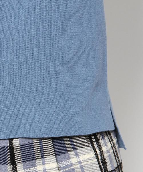 Another Edition（アナザーエディション）の「コットンナイロンリブノースリーブニット/AEBC　C/ＮﾘﾌﾞＮＳＬﾆｯﾄ◆（ニット/セーター・レディース・ライトグレー/ワインレッド/ライトブルー・フリー）」の12枚目の写真