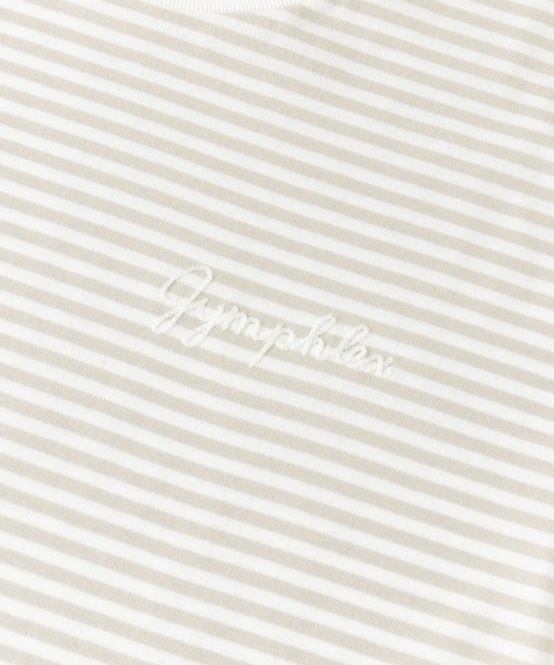 GYMPHLEX（ジムフレックス）の「GYMPHLEX　COTTON JERSEY T-SHIRTS（Tシャツ/カットソー・レディース・ブルー系その他/ホワイト/ベージュ系その他/ライトブルー/チャコールグレー・14）」の22枚目の写真