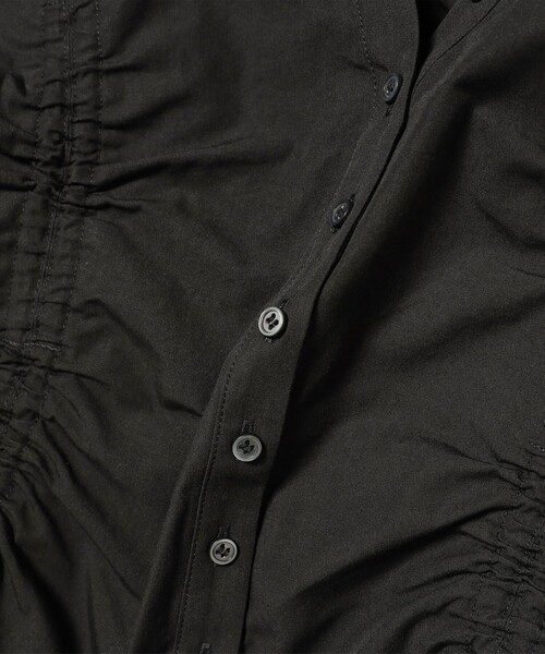 Ray BEAMS（レイビームス）の「Ray BEAMS / ドロスト ギャザー Vネック ブラウス（シャツ/ブラウス・レディース・ブラック/イエロー・1/0）」の5枚目の写真