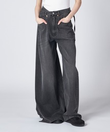 MM6 5 pocket ブラック デニム パンツ 25 メゾンマルジェラ MM6 5 pocket ブラック デニム パンツ 25 メゾンマルジェラ