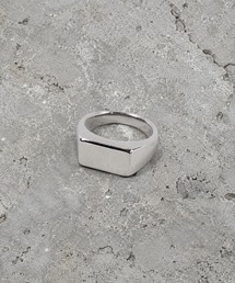 シルバーメタルリング/ミニマルワイドデザイン