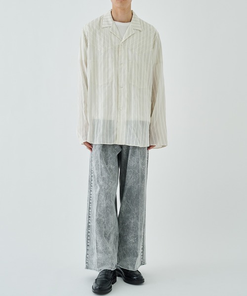 saby/サバイ】STUDIOUS別注 STRIPE SHIRT（シャツ/ブラウス